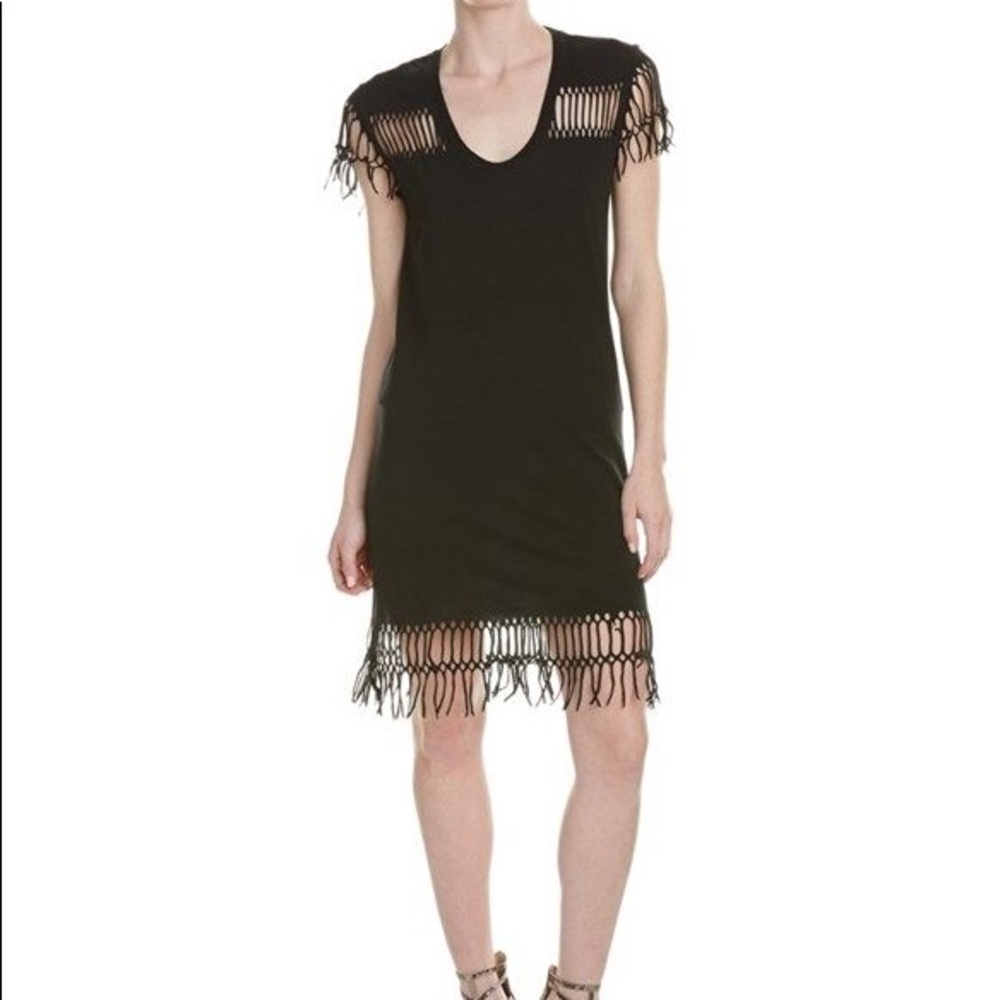 Zadig & Voltaire Wane Fringes T-shirt Dress